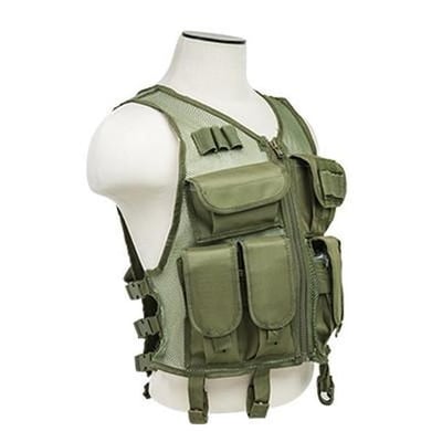 VISM by NcSTAR Lightweight Mesh Tactical Vest/green M-XL - $14.56 (Free S/H over $49 + Get 2% back from your order in OP Bucks)