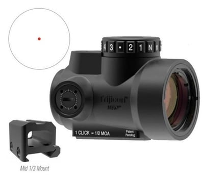 TRIJICON MROr 2.0 MOA Adjustable Red Dot w/ 1/3 Co-Witness - $449.99