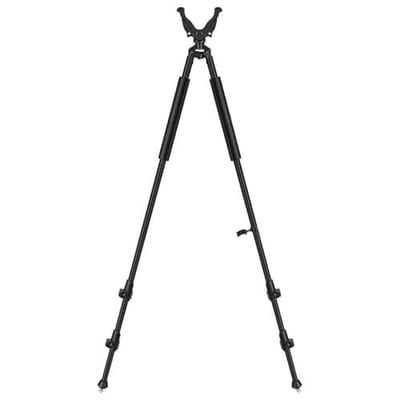 CVLIFE Rifle Bipod with 360° V Yoke Rest, Adjustable Shooting Bipods for Rifles, Lightweight Shooting Stick for Hunting Rifles with Lever Locks, Universal Hunting Rest for Outdoors, Black - $41.32 + FREE Shipping