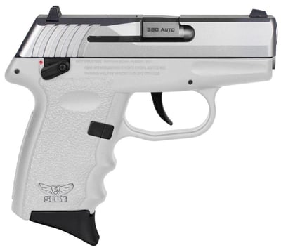 SCCY CPX-4 White .380 ACP 2.96" Barrel 10-Rounds - $221.99 ($19.99 S/H on Firearms / $15.99 Flat Rate S/H on ammo)