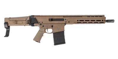 PSA JAKL 12.5" .308 1:10 Nitride MOE EPT F5 Brace Pistol, FDE - $1329.99