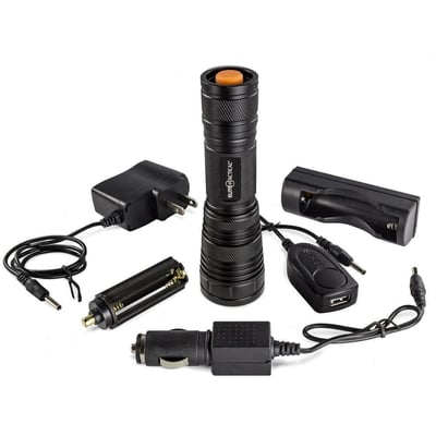 Elite Tactical Pro 200 Series Tactical Flashlight 1000 Lumen Military Grade Rechargeable Zoom Waterproof - $12.99 + FS over $35 (Free S/H over $25)