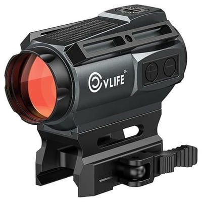 40% off CVLIFE 25mm Large Lens Solar Red Dot Sight, Multi-Reticle Motion Awake Quick-Release Scope, 2 MOA Dot and 70 MOA Circle with Flip Up Covers Optics for Picatinny, IPX7 Waterproof Fogproof w/code 82VAQCVB + FREE Shipping