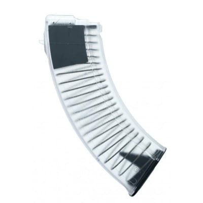 Bulgarian AK-47 7.62x39mm 30-Round Clear Polymer Magazine - $9.99 