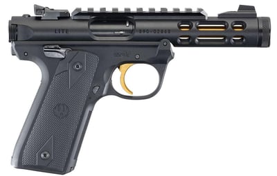 Ruger 43927 Mark IV 22/45 Lite 22 LR 4.40" 10+1 Black Black Checkered Polymer - $470.48