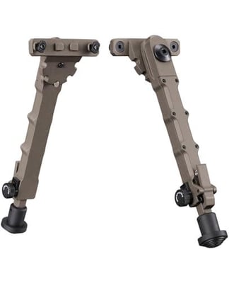 50% off MidTen 7.5"-9" Rifle Bipod Compatible with M-Rail Attach Directly Adjustable Shooting Rest Lightweight Aluminum Bipods for Rifles for Hunting and Shooting Flat Dark Earth w/code A7Y2WYDS - $19.5 + FREE Shipping