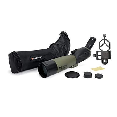 Celestron – Ultima 80 Angled Spotting Scope – 20-60x Zoom Eyepiece – Multi-coated Optics for Bird Watching, Wildlife, Scenery and Hunting – includes Soft Carrying Case and Smartphone Adapter - $198.89 + FREE Shipping