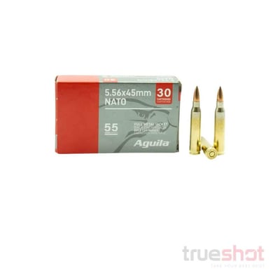 Aguila - 5.56x45mm - 55 Grain - FMJ - 450 Rounds - $189.99 