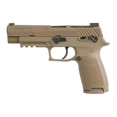 Sig Sauer M17 P320 9mm Coyote MS Like New Demo Pistol w/Night Sights, R2 Plate, (1) 17rd and (2) 21rd Mags 320F-9-M17-MS - $569.99 (Free Shipping over $250)
