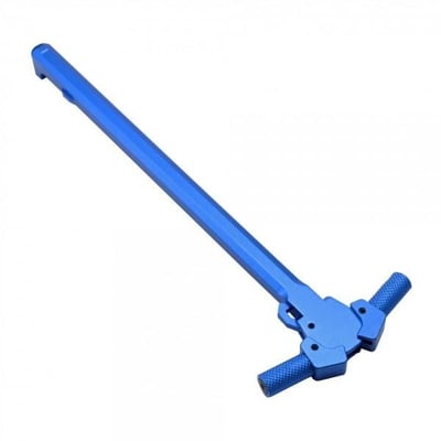 AR-10 Blue Tactical Charging Handle - Ambidextrous - $39.99