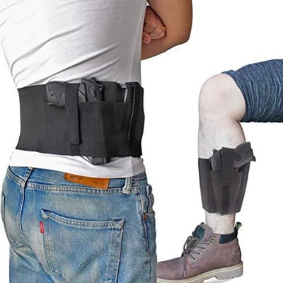 Bundle of Belly Band + Ankle Holster, Magazine Pocket/Pouch for Women Men - $9.99 + FREE Shipping
