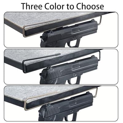 6 Pack Grey Handgun Hangers for Gun Safe Shelf or Stack On Gun Cabinet - $6.99 + FREE Shipping