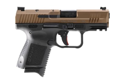 Canik TP9 Elite SC 9mm 3.6" Barrel Green FO Front Optics Plate Bronze 15rd - $371.99 w/code "WELCOME20" 