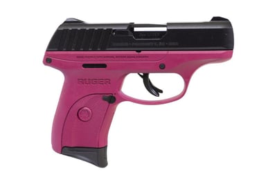 Ruger EC9s 9mm Pistol with Marsala Frame and Black Slide - $278