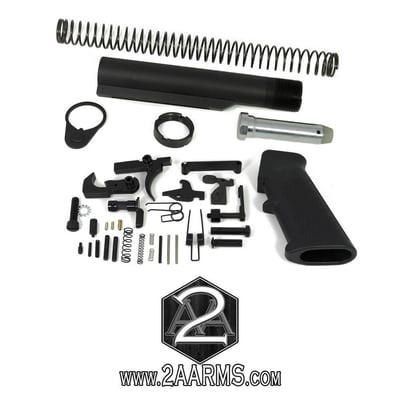 Mil-Spec Lower Receiver Build Kit with Buffer Tube Kit and LPK with Grip for AR-15 / M16 / M4 - $69.95