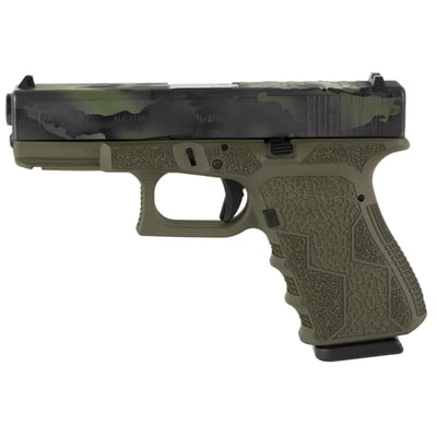 GLOCK G19 G3 9mm 4.02" 15rd Pistol Shark Coast Tactical Olive Drab Green Cerakote, Black Multi-Cam - $606.81 (Free S/H on Firearms)