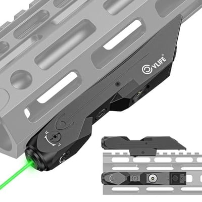 CVLIFE Green/Red Laser Sight Compatible with M-Lok and Picatinny Rail Magnetic Rechargeable - $25.43 w/code "OBUIIJJZ" + 20% Prime (Free S/H over $25)