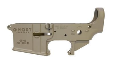 Ghost Firearms Stripped Lower FDE - $89