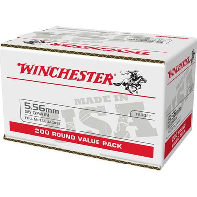 Winchester USA Lake City M193 Rifle Ammunition 5.56mm 55 gr. FMJ 3240 fps 200/ct - $94.99 w/ Code: "DG5" 