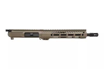 10.5" Slick Side Billet .223 Wylde Nitride Pistol M-LOK Complete Upper - FDE - $269.95 (FREE Shipping over $50)