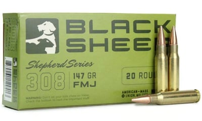 Black Sheep - 308 Win - 147 Grain - FMJ - $421.80 