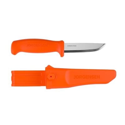 Jorgensen 8.25" Companion Fixed Blade Bushcraft Knife with Sheath, SK5 Carbon Steel Blade with Ergonomic Handle- $9.99 + FREE Shipping