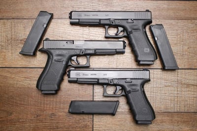 Glock 34 Gen4 9mm 5.31" 17rd Police Trade-In Pistol, Night Sights, 2 Mags (Very Good Condition) - $469.99 (Free S/H on Firearms)
