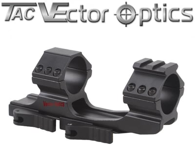 Vector Optics 30mm One Piece Quick Release Rifle Scope Picatinny High Mount Ring - $24.99