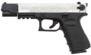 ISSC M111003 M22 Target 22LR 5.5" 10+1 Blk Poly Frame/Brushed Chrome Slide - $343.99 (Free S/H on Firearms)