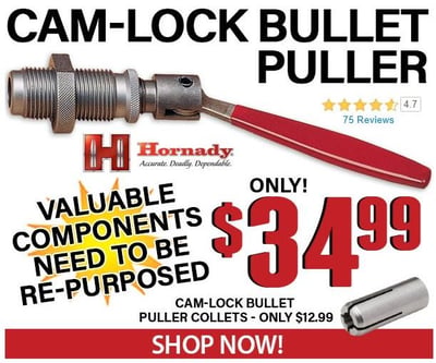 Hornady Cam-Lock Bullet Puller - $34.99 
