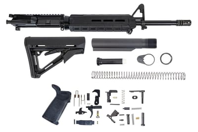 PSA 16" Midlength 5.56 NATO 1:7 Nitride MOE CTR Rifle Kit, Black - $389.99 + Free Shipping