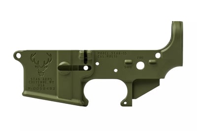 Stag 15 Stripped Lower Receiver - Kodiak Brown Anodized - WY Variance - $69.95 