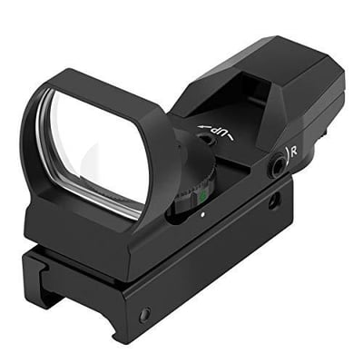 Feyachi RS-29 Reflex Sight, Red & Green Illuminated 4 Reticles Red Dot Sight Gun Sight for 20mm Picatinny Rail, 1x22x33mm - $20.01 + FREE Shipping