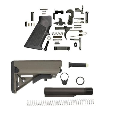 SOPMOD AR-15 Lower Build Kit - OD Green - $99.95 