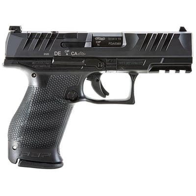 Walther Arms PDP 9mm Black 4" Bbl Optic-Ready Compact w/(2) 15rd Mags - $554.99.00 (Free Shipping over $250)