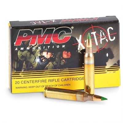 PMC X-Tac, 5.56x45mm, FMJ, M855 62 Grain, 500 Rounds - $252.69 (Buyer’s Club price shown - all club orders over $49 ship FREE)