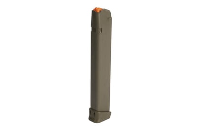 Glock 9mm 33-Round OD Green Magazine with Orange Follower - $32.72