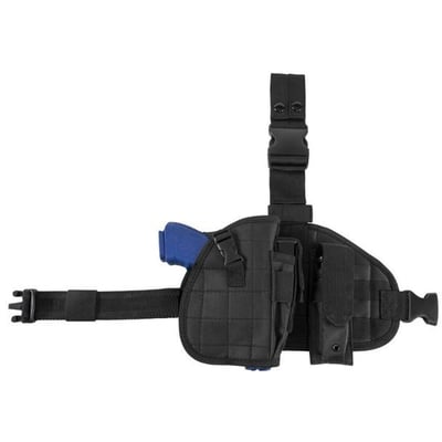 VISM Right Handed Drop Leg MOLLE Holster/Panel/Mag Pouch - $17.99 