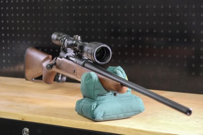 SAVAGE 110 223 REM 20 " BARREL BOLT ACTION RIFLE WITH 4-12X40 BUSHNELL SCOPE USED - $499 (FREE Shipping over $50)