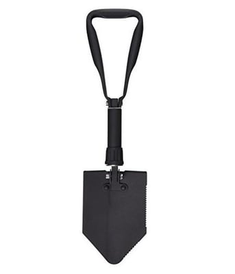 Red Rock Gear Campers Tri Fold Shovel black - $17 + Free S/H over $25 (Free S/H over $25)