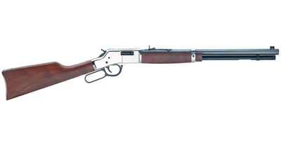 Henry Big Boy Silver Lever Action 45LC 20" Barrel Nickel Finish Receiver Walnut Stock Adj Sights 10 Rounds - $799.98
