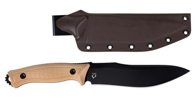 Kronos Truedefender Fixed Knife w/ Kydex Sheath, Coyote - $49.99