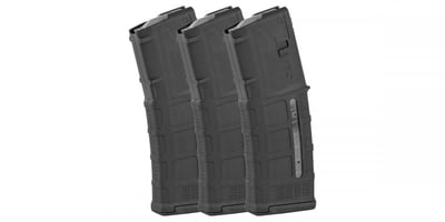 Magpul Industries, M3 With Window, .223 Rem/5.56 NATO, 30Rd Magazine - 3 Pack - $41.99