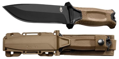 Gerber Strongarm Fixed-Blade Knife (Coyote/Black) - $54.97 (Free Shipping over $50)