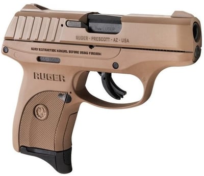 Ruger EC9s Dark Earth 9mm 3.12" Barrel 7-Rounds - $279.99