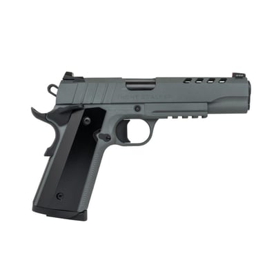 Tisas Night Stalker 5" 9rd 9mm Pistol, Platinum Gray - $469.99
