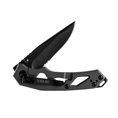 TRUE EDC Knife 3.25" Black Oxidized Stainless Steel Blade - $19.99
