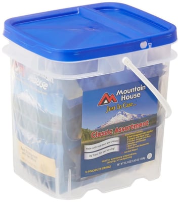 Mountain House Freeze Dried Food Buckets Essential/Breakfast - $72.59 (Free S/H over $25)