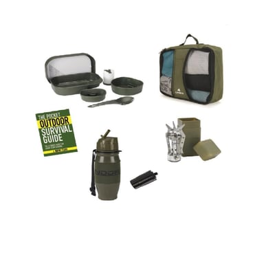 Snugpak Survival Camp Set in Carrying Case (5 Piece), Olive - $65.81 shipped (Free S/H over $25)