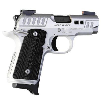 Kimber Micro 9 Rapide Frost 9mm 3.15" Barrel 7-Rounds Stainless / Black - $692.99 after code "TENOFF"